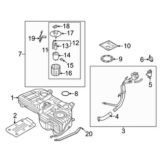 Hyundai OE - Fuel System Components