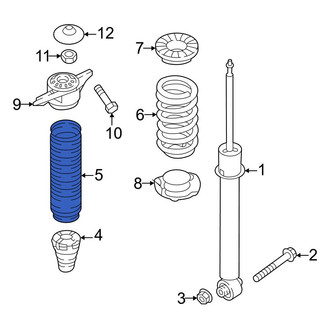 Hyundai OE - Rear Suspension Shock Absorber Bellows