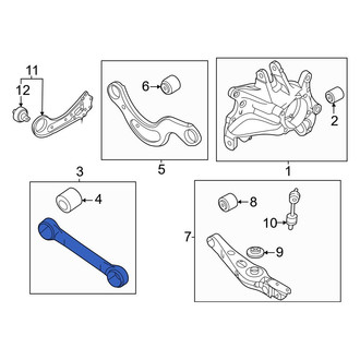 Hyundai OE - Rear Lower Forward Suspension Control Arm