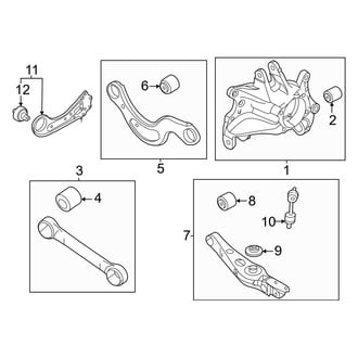 Hyundai OE - Rear Suspension - Suspension Components (AWD)