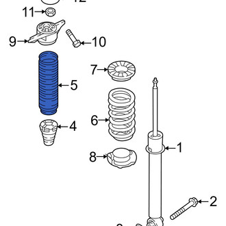 Hyundai OE - Rear Suspension Shock Absorber Bellows