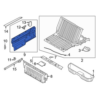 Hyundai OE - Rear Upper Truck Bed Panel