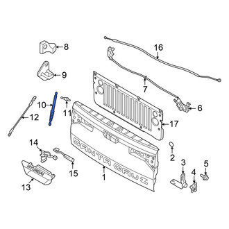 Hyundai OE - Tailgate Lift Support