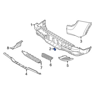 Hyundai OE - Rear Tow Eye Cap