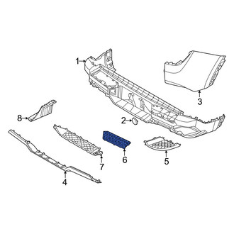 Hyundai OE - Rear Left Upper Bumper Step Pad