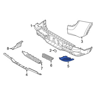 Hyundai OE - Rear Left Lower Bumper Step Pad
