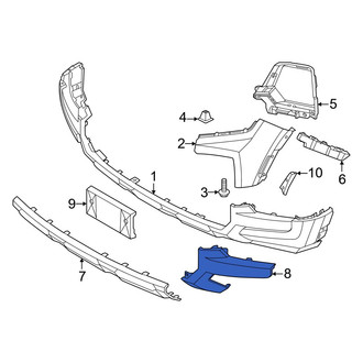 Hyundai OE - Front Left Bumper Trim