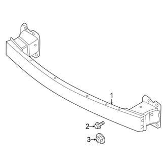 Hyundai OE - Front Bumper & Grille - Bumper & Components (Bumper Support)