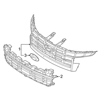 Hyundai OE - Front Bumper & Grille - Grille & Components