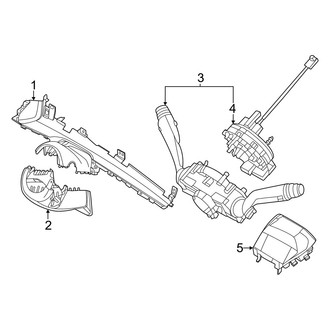 Hyundai OE - Steering Column - Shroud, Switches & Levers