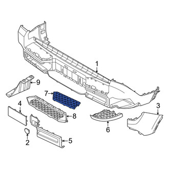 Hyundai OE - Rear Left Upper Bumper Step Pad