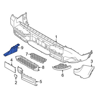 Hyundai OE - Rear Left Bumper Splash Shield