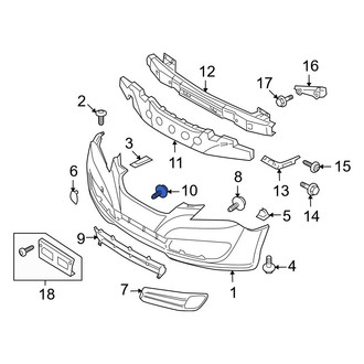 Hyundai OE - Grille Screw