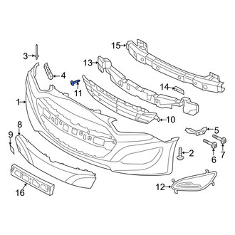 Hyundai OE - Grille Screw