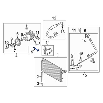 Hyundai OE - A/C Compressor Bolt