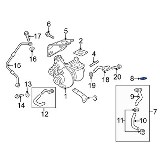 Hyundai OE - Turbocharger Oil Line Gasket