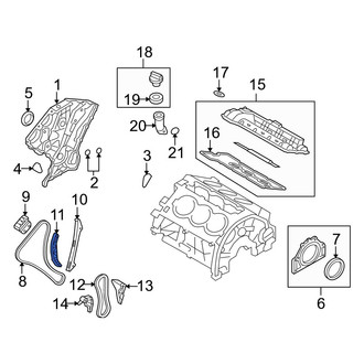 Hyundai OE - Upper Engine Timing Chain Guide