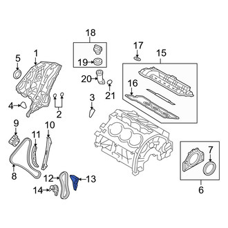 Hyundai OE - Lower Engine Timing Chain Guide