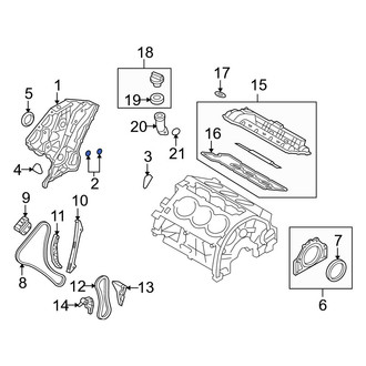 Hyundai OE - Engine Timing Cover O-Ring