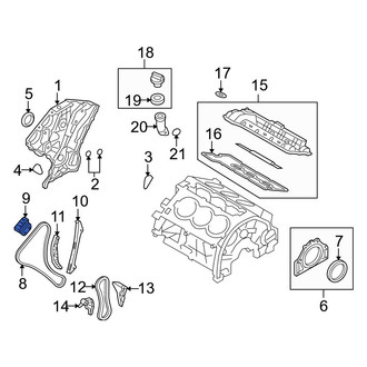 Hyundai OE - Upper Engine Timing Chain Guide