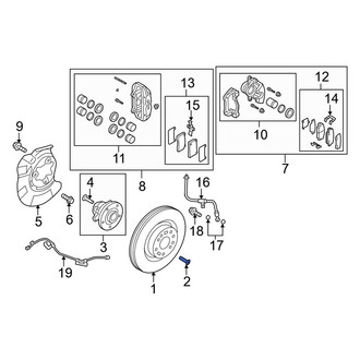 Hyundai OE - Disc Brake Rotor Set Screw