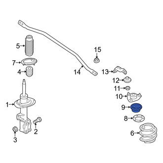 Hyundai OE - Front Suspension Strut Bearing