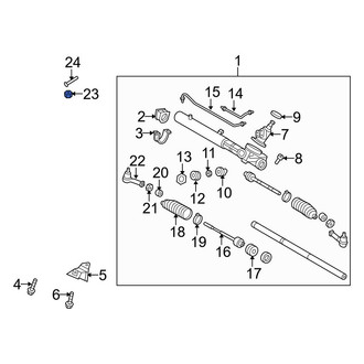 Hyundai OE - Steering Tie Rod Nut