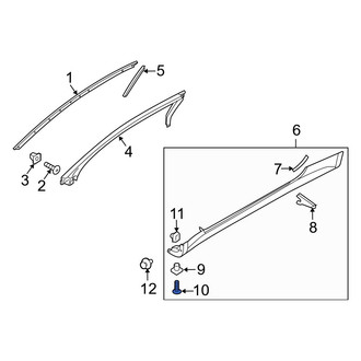 Hyundai OE - Front Valance Panel Screw