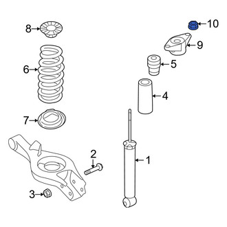 Hyundai OE - Upper Suspension Shock Absorber Nut