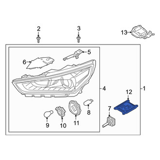 Hyundai OE - Front High Intensity Discharge (HID) Lighting Ballast