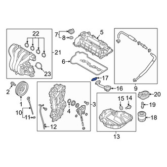 Hyundai OE - Engine Oil Strainer Gasket