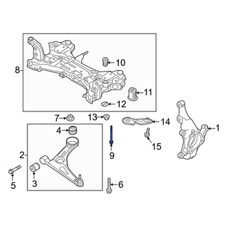 Hyundai OE - Suspension Crossmember Bolt