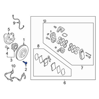 Hyundai OE - Disc Brake Rotor Set Screw