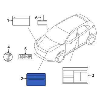 Hyundai OE - Emission Label