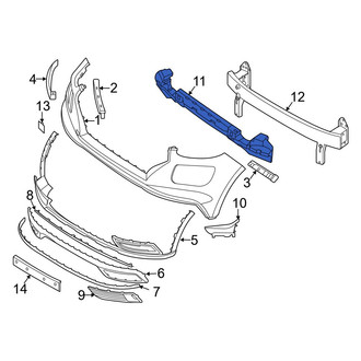 Hyundai OE - Front Bumper Impact Absorber