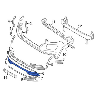 Hyundai OE - Front Bumper Cover Spacer Panel