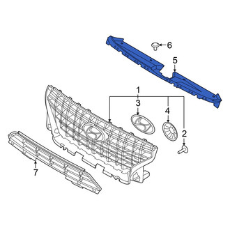 Hyundai OE - Front Radiator Support Access Cover