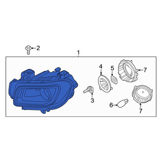 Hyundai OE - Front Left Headlight Assembly