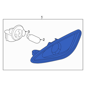 Hyundai OE - Front Left Turn Signal Light Assembly
