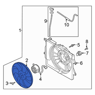 Hyundai OE - Engine Cooling Fan Blade