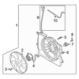 Hyundai OE - Engine Cooling Fan Assembly