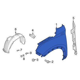 Hyundai OE - Front Left Fender