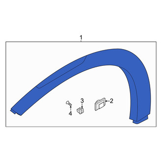 Hyundai OE - Front Left Wheel Arch Molding