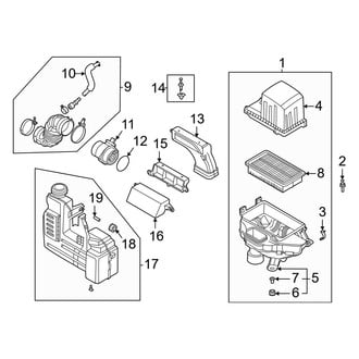 Hyundai OE - Engine / Transaxle - Air Intake