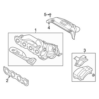 Hyundai OE - Exhaust System - Manifold (Denim / SE / SEL)