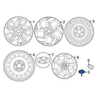 Hyundai OE - Spare Tire Stud