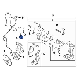 Hyundai OE - Front Wheel Bearing