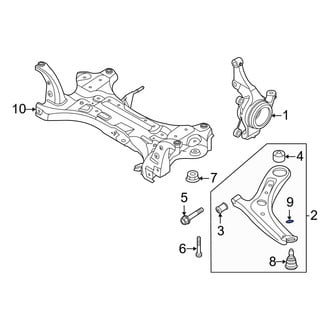Hyundai OE - Front Suspension Ball Joint Snap Ring