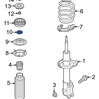 Hyundai OE - Front Suspension Strut Bearing