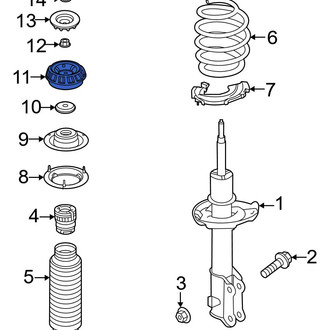 Hyundai OE - Front Suspension Strut Mount